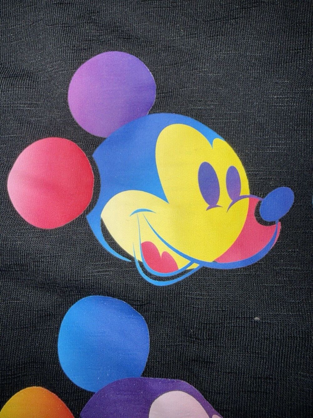 Disneyland 70th Anniversary XL Tee-Shirt w/ Mickey Mouse Black New With Tags - Picture 4 of 7